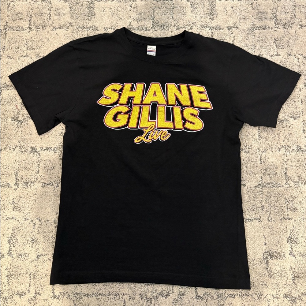 Shane Gillis Live Black Graphic T‑Shirt